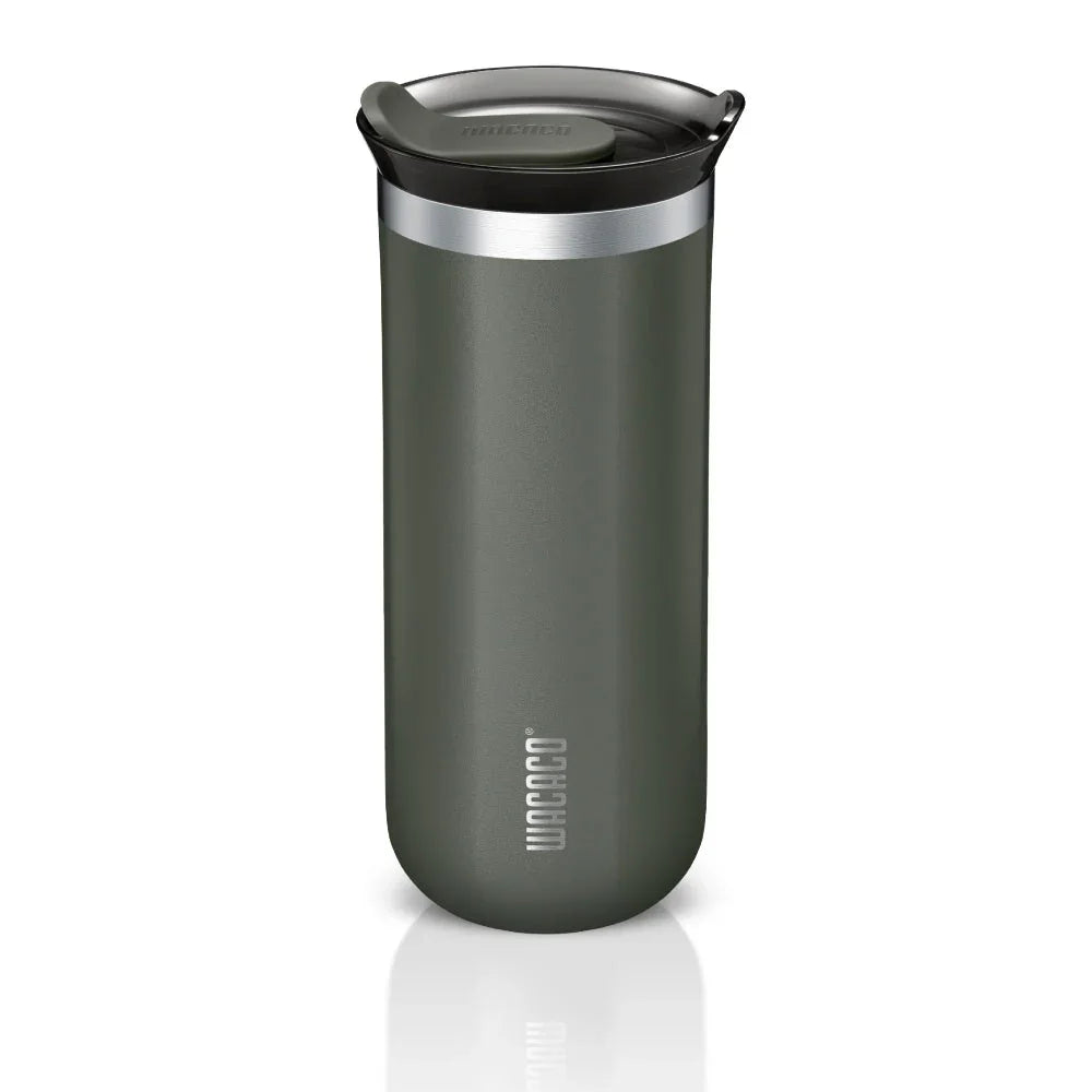 WACACO 435ml Octaroma Vacuum Insulated Mug - Grey - Tashqila WACACO 435ml Octaroma Vacuum Insulated Mug - Grey - Tashqila